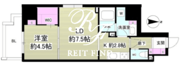 ミリアレジデンス根岸柳通 905 間取り図