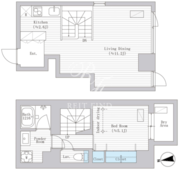 ラレイナ市谷加賀町 105 間取り図