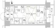 パークスフィア牛込神楽坂 207 間取り図