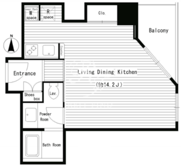レガーロ西早稲田 704 間取り図