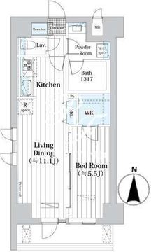 Ｌ・ＢＡＳＥ押上 S-409 間取り図