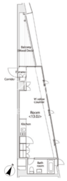 イプセ学芸大学 409 間取り図