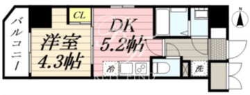 グランパセオ清澄白河 1001 間取り図