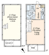 グランドレジデンス目黒 104 間取り図