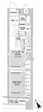BPRレジデンス渋谷 309 間取り図