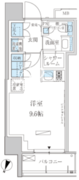パークアクシス赤坂見附 808 間取り図