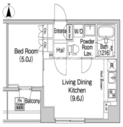 コンフォリア上野広小路 1003 間取り図