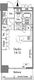エステマール芝公園 602 間取り図