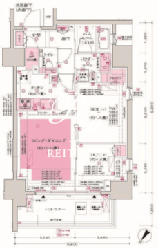 ディームス大井町 904 間取り図