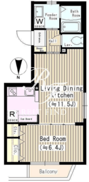 ＴＯＫＹＯ　ＦＬＡＴ 501 間取り図