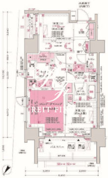 ディームス大井町 403 間取り図