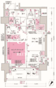 ディームス大井町 404 間取り図
