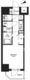 BPRレジデンス門前仲町 701 間取り図