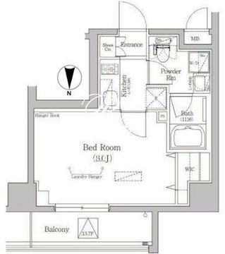 ベルフェリーク木場 302 間取り図