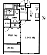ミリアレジデンス乃木坂 203 間取り図