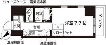 ローズウッド・ハイツ門前仲町 1009 間取り図