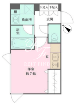 Ｃｏｅｕｒ　ｂｌａｎｃ高輪 502 間取り図