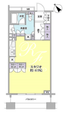パークフラッツ銀座イースト 305 間取り図