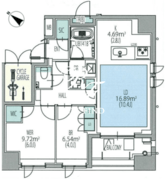 オーパスレジデンス日本橋イースト 602 間取り図