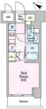 リビオメゾン戸越銀座 903 間取り図