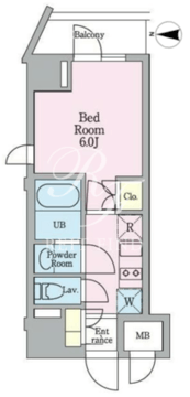 リビオメゾン戸越銀座 1007 間取り図