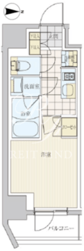 リビオメゾン戸越銀座 1012 間取り図