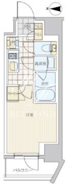 リビオメゾン戸越銀座 1101 間取り図