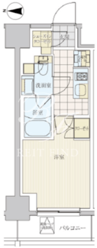 リビオメゾン戸越銀座 1102 間取り図