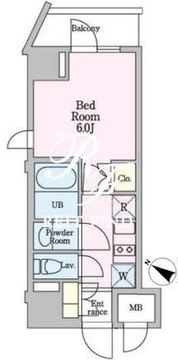 リビオメゾン戸越銀座 1212 間取り図