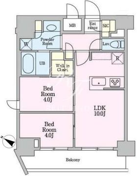 リビオメゾン戸越銀座 1301 間取り図