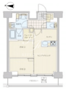 リビオメゾン戸越銀座 1402 間取り図