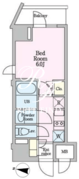 リビオメゾン戸越銀座 706 間取り図