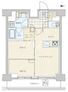 リビオメゾン戸越銀座 1406 間取り図