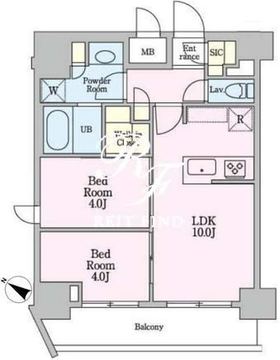 リビオメゾン戸越銀座 1506 間取り図