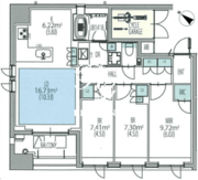 オーパスレジデンス日本橋イースト 1003 間取り図