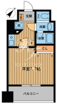 プライムアーバン門前仲町 605 間取り図