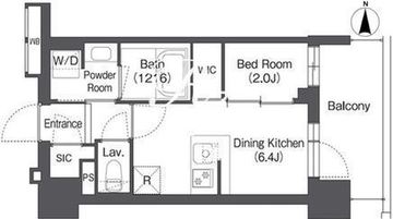 コンフォリア森下サウス 704 間取り図