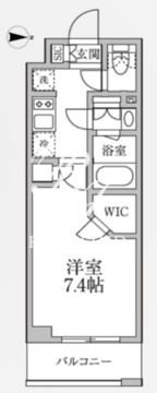 レジディア新御徒町2 906 間取り図