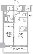 シーフォルム住吉 203 間取り図