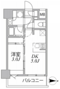 シーフォルム住吉 305 間取り図