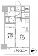 シーフォルム住吉 705 間取り図