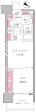 レジディア門前仲町プレイス 504 間取り図