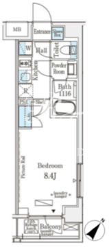 エトワール駒沢大学 202 間取り図