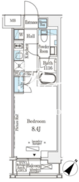 エトワール駒沢大学 206 間取り図