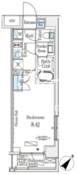 エトワール駒沢大学 302 間取り図