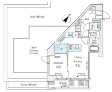 エトワール駒沢大学 406 間取り図