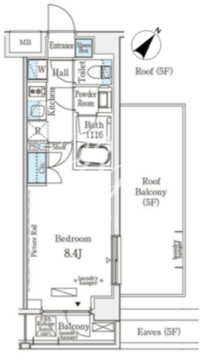 エトワール駒沢大学 501 間取り図