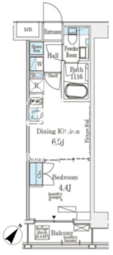 エトワール駒沢大学 503 間取り図