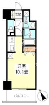 TKフラッツ渋谷 503 間取り図