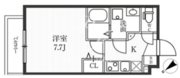 新宿夏目坂コート 105 間取り図